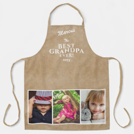 Rustic Best Grandpa Keepsak 3 Photo