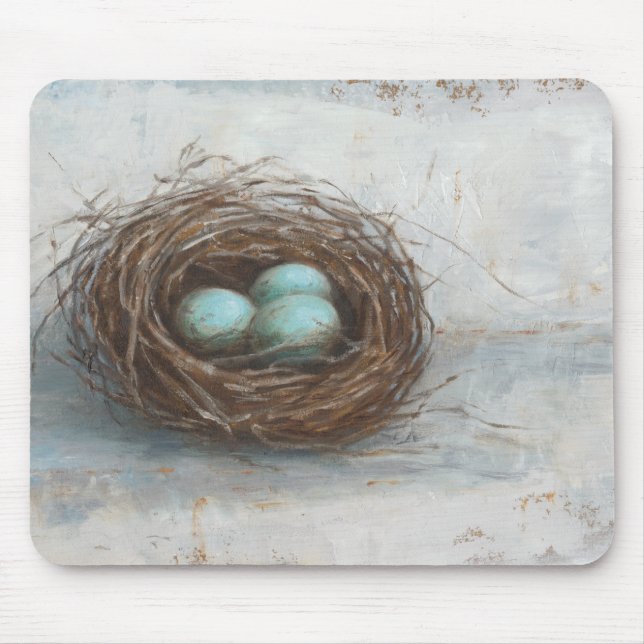 Rustic Bird Nest - Blue Musmatta (Framsidan)