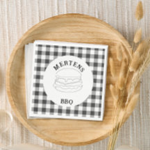 Rustic Black and White Buffalo Play