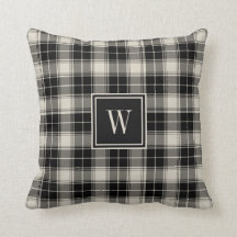 Rustic Black and White Play med Monogram
