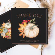 Rustic Black Autumn Fall Pumpkins Bröllop