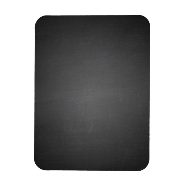 Rustic Black Chalkboard utskriven Magnet (Vertikal)