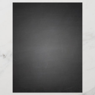 Rustic Black Chalkboard utskriven Reklamblad