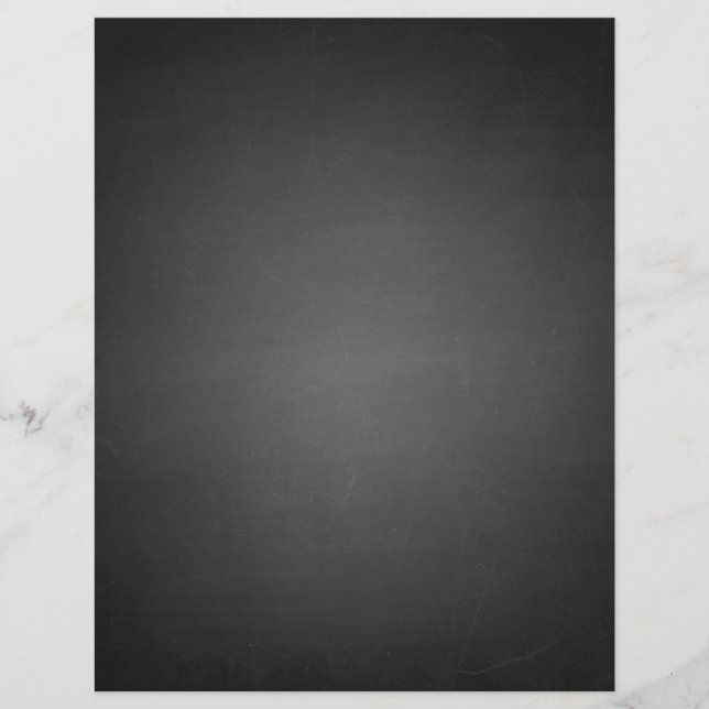 Rustic Black Chalkboard utskriven Reklamblad (Framsidan)