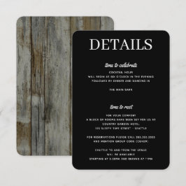 Rustic Black Forest Tilläggskort