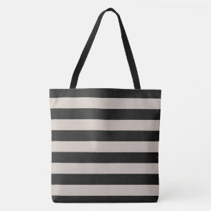 Rustic Black och Ivory Rand Tygkasse