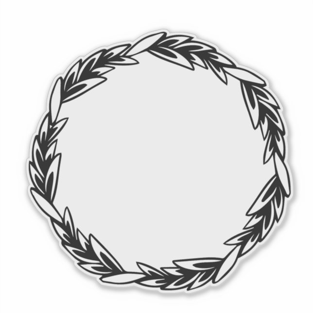 Rustic Black Wandeme Klistermärken (Framsida)