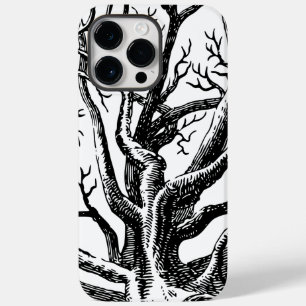 Rustic Black & White Abstrakt Träd Grenar