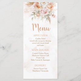 Rustic Blommigt är inte hennes födelsedag Meny