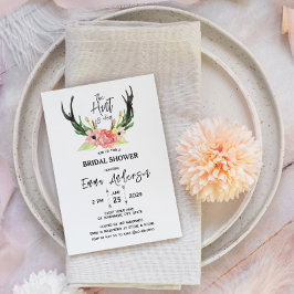 Rustic Blommigt Boho Hunt är över Möhippan Inbjudningar