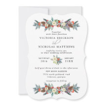 Rustic Blommigt | Botaniska Bröllop i vintertid