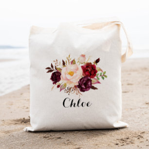 Rustic Blommigt bridesmaid,Bröllop Gift Tygkasse