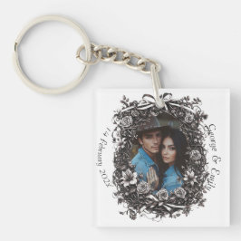 Rustic Blommigt Bröllop, sepia.