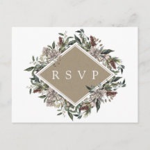 Rustic Blommigt Fall Winter Wedding OSA