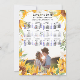 Rustic Blommigt Greenery Simple Photo Save Date Spara Datumet