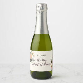 Rustic Blommigt Maid of honor Frieri Gift