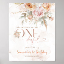 Rustic Blommigt Pampas är inte hennes välkomstfest