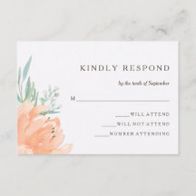 Rustic Blommigt Romantik | Bröllop-svar