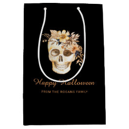 Rustic Blommigt Skull Halloween
