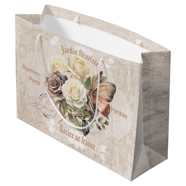 Rustic blomsterträdgård Jardin fleuriste Parisien (Baksidan Vinklad)