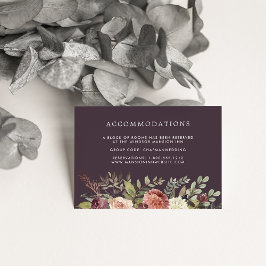 Rustic Bloom | Bröllop hotellboende Tilläggskort