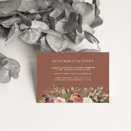 Rustic Bloom | Bröllop hotellboende Tilläggskort