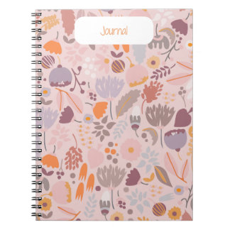 Rustic Bloom - Charming Blommigt Journal Anteckningsbok