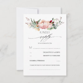 Rustic Bloom Fall Wedding OSA Kort