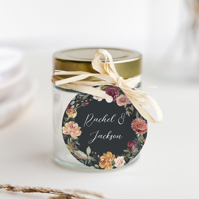 Rustic Bloom | Vattenfärgning Bröllop Gåvor Etiketter (Skapare uppladdad)