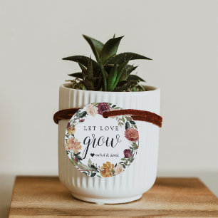 Rustic Bloom   Växt- eller utsäde av Låt Kärlek vä Gåvor Etiketter
