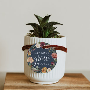 Rustic Bloom   Växt- eller utsäde av Låt Kärlek vä Gåvor Etiketter
