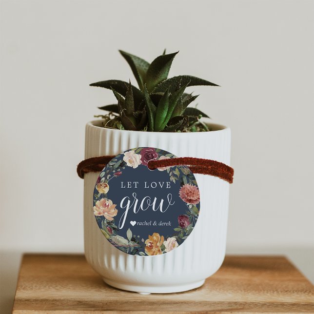 Rustic Bloom | Växt- eller utsäde av Låt Kärlek vä Gåvor Etiketter (Skapare uppladdad)
