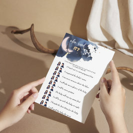 Rustic Blue Baby Shower som sa det? Mamma eller Pa