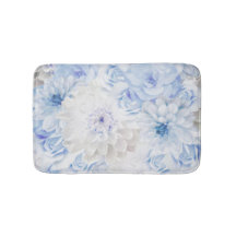 Rustic Blue-Blommigt