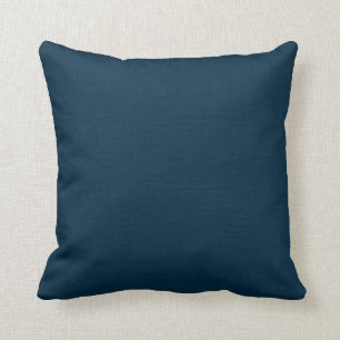 Rustic Blue Faux Burlap accent Pillow Kudde