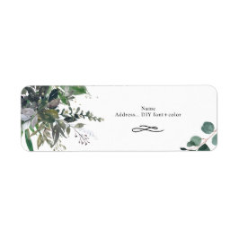 Rustic Blue Gum Eucalyptus Returadress Returadress Etikett