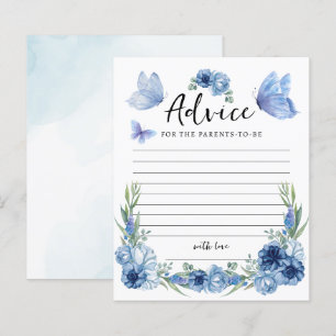 Rustic Blue Little Butterfly Advice-spel