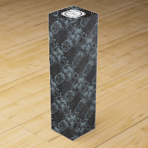 Rustic Blue Mason Burk Chalkboard Bröllop