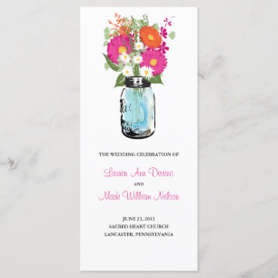 Rustic Blue Mason Burk Gerber Daisys Program