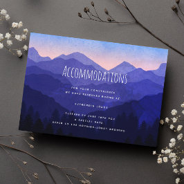 Rustic Blue Mountains Bröllop-bostäder Tilläggskort