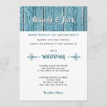 Rustic Blue Shiplap Wood Snyggt Modern Bröllop