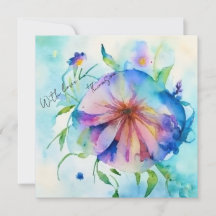 Rustic blumenwiese Blommigt Custom Name Gift Enclo