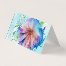 Rustic blumenwiese Blommigt Custom Name Gift Enclo Kort