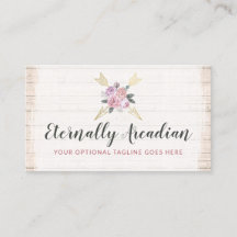 Rustic Bohemian Blommigt Arrows Rosa Guld Boho