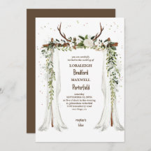 Rustic bohemian | Boho Canopy Bröllop