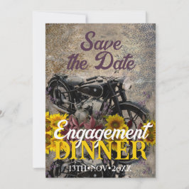 Rustic Bohemian Solrocykelmiddag Party Inbjudningar