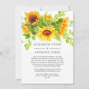 Rustic Bohemian Sunwers Reduced Guest List Meddelande