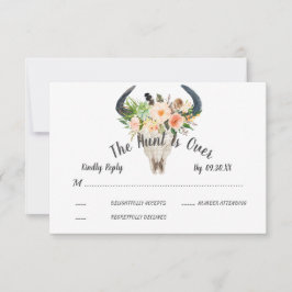 Rustic Boho Blommigt Antelope Hunt är över OSAN Inbjudningar