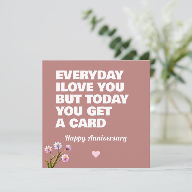 Rustic Boho Blommigt Snyggt-årskort Julkort (Stående Fram)