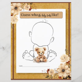 Rustic Boho Blommigt som kommer att Baby se ut som